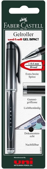 Picture of Mitsubishi Gelroller UB GEL IMPACT schwarz BK