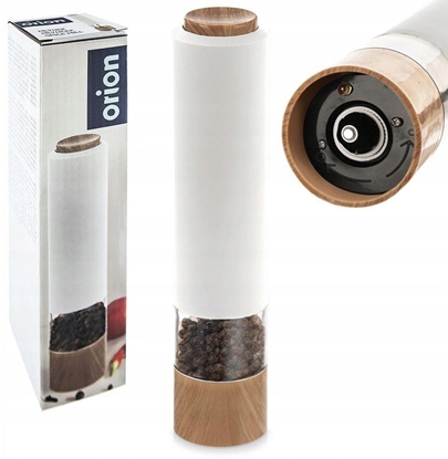 Picture of Mynek do pieprzu i soli elektryczny biay 23 cm