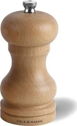 Изображение Mynek do przypraw Cole & Mason Saltkvarn CAPSTAN A4 cole&mason - 12 cm - Bok Trä - Bok