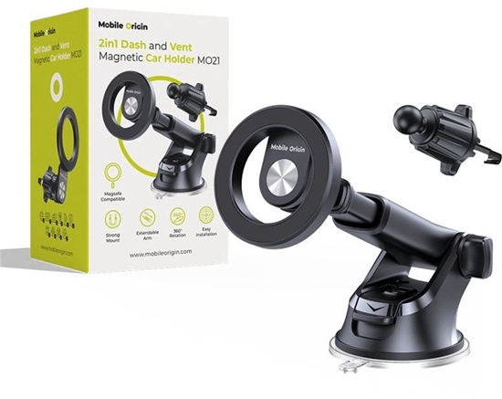 Picture of Mobile Origin 2in1 Dash and Vent Magnetic Car Holder, MO21