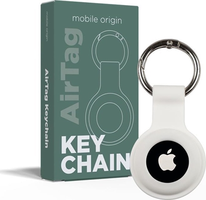 Attēls no Mobile Origin AirTag KeyChain, white