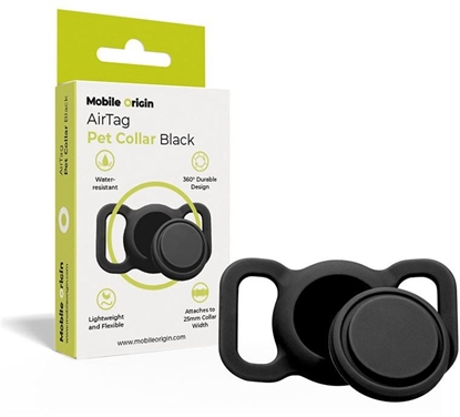 Attēls no Mobile Origin AirTag Pet Collar, black