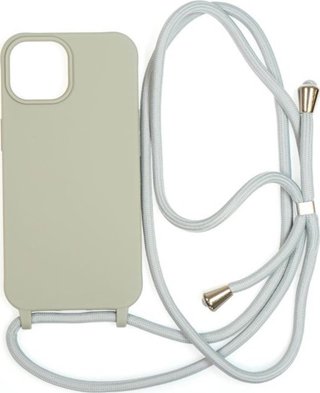Picture of MOBILE ORIGIN Etui Lanyard Light grey - iPhone 14