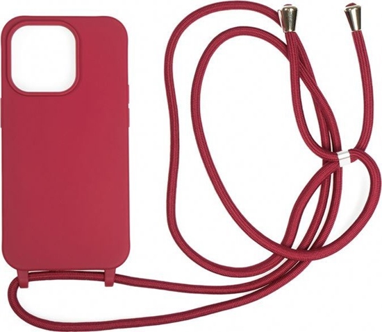 Изображение Mobile Origin Lanyard Case - Etui ze smycz, cherry do iPhone 14 Pro