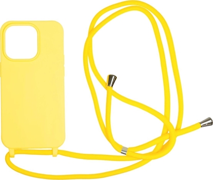 Изображение Mobile Origin Lanyard Case - Etui ze smycz, yellow do iPhone 15 Pro