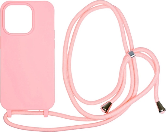 Изображение Mobile Origin Lanyard Case - Etui ze smycz, pink do iPhone 14 Pro