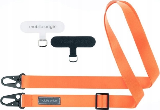 Изображение MOBILE ORIGIN Lanyard tape 25mm, Orange, 84 - 165cm