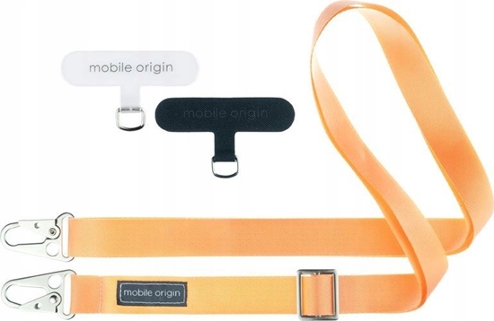 Изображение MOBILE ORIGIN Lanyard tape 25mm, Peach Fuzz, 84 - 165cm
