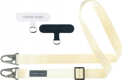 Изображение MOBILE ORIGIN Lanyard tape 25mm, White, 84 - 165cm