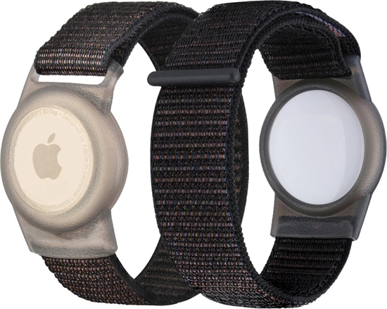 Изображение MOBILE ORIGIN Nylonowe etui ochronne z czarnym paskiem do Apple Airtag