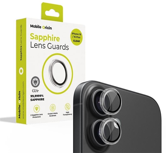 Изображение Mobile Origin Sapphire Lens guards, clear - iPhone 16/16 Plus