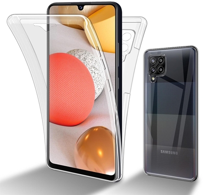 Picture of Mocco Anti Shock Case 0.5 mm Silicone Case for Samsung Galaxy A42 5G Transparent