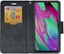 Attēls no Mocco Fancy Book Case For Samsung Galaxy A42 5G Black