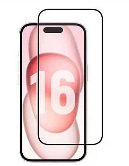 Picture of Mocco Full Face / Full Glue Tempered Glass Full Coveraged with Frame Apple iPhone 16 Pro Max