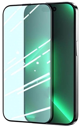 Attēls no Mocco Full Glue Signature Edition Tempered Glass Full Coverage with Frame Apple iPhone 14 Pro Max Black