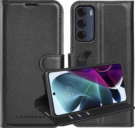 Изображение Mocco Smart Magnet Book Case For Motorola Moto G200 5G Black