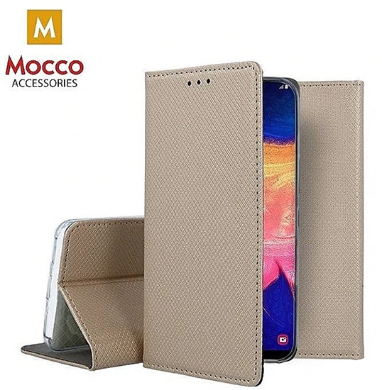 Изображение Mocco Smart Magnet Book Case For Samsung Galaxy A21 Gold