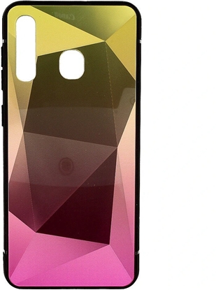 Изображение Mocco Stone Ombre Back Case Silicone Case With gradient Color For Apple iPhone X / XS Yellow - Pink