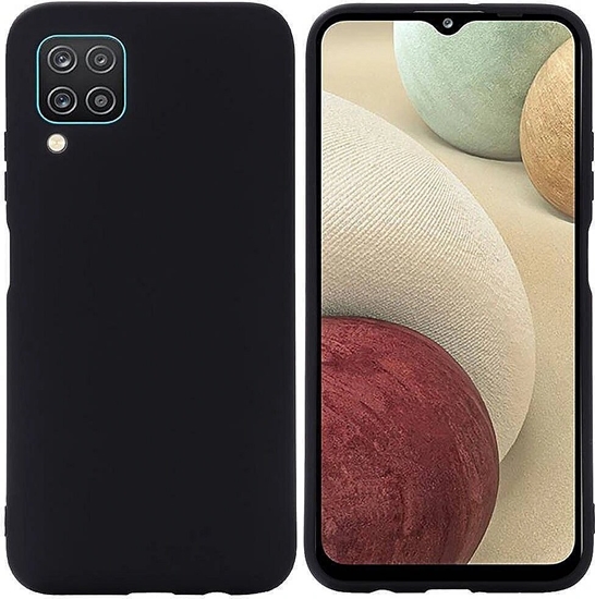 Picture of Mocco Ultra Slim Soft Matte 0.3 mm Silicone Case for Samsung Galaxy A12 / M12 Black