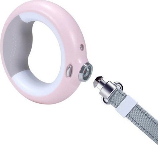 Picture of MOCNA SMYCZ 3 W 1 Z LATARK LED, KOLOROWYM PODWIETLENIEM RKOJECI I DOZOWNIKIEM TOREBEK - LUMINOUS LEASH MT7127 (RÓOWA)