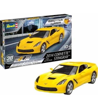Picture of Modelis 2014 Corvette Stingray - Easy Click System 1:24 38 gb. Revell 10+ 07449