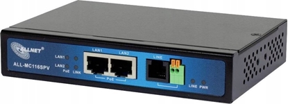 Picture of Modem Allnet Z ALLNET ISP Bridge Modem VDSL2 mit Vectoring/Point-to-Point Slave-Modem & 2x PoE IEEE802.3at Ports unmanaged ALL-MC116SPV-VDSL2