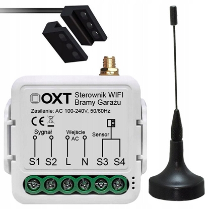 Attēls no Modu OXT do silników bramowych z anten i sensorem WiFi TUYA