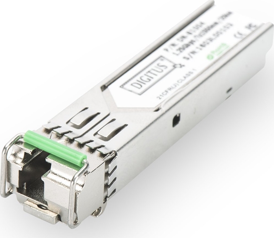 Изображение Modu SFP Digitus DIGITUS 1.25 Gbps SFP Modul SM BiDi LC Simplex bis 20km HP (DN-81004-01) - 40-43-8330