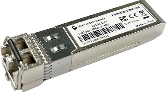 Изображение Modu SFP GrandStream Grandstream SFP+ Modu wiat owodowy (Multi-Mode, dugo fali 850nm, 300 metrów, 10Gbps)