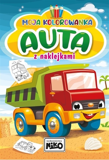 Изображение Moja kolorowanka z naklejkami Auta