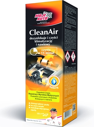 Attēls no Moje Auto Preparat do czyszczenia i odwieania klimatyzacji Clean Air 150ml (19-092)