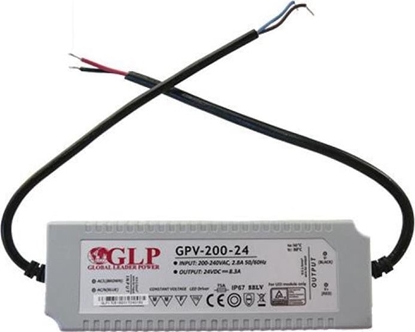 Attēls no Mojeledy Zasilacz GPV 200W 24V DC ip67 gpv-200-24 led glp