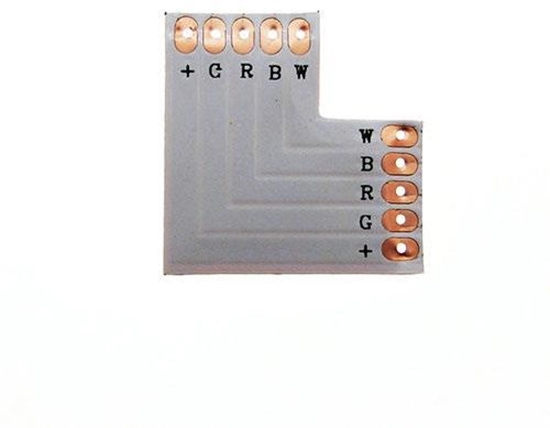 Picture of Mojeledy Zczka led narona PCB t+t do tamy led 12mm RGBW 12V/24V DC max 3A (LUX05536)
