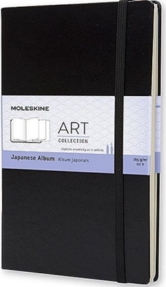 Attēls no Moleskine Album Japoski L 13x21cm 48K TW czarny