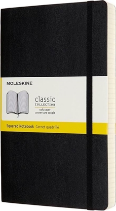 Attēls no Moleskine Notes Classic 13x21 kratka, czarny