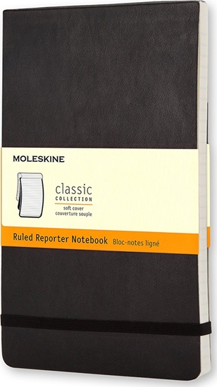 Изображение Moleskine Notes MOLESKINE Reporter P, 9x14cm, w linie, mikka oprawa, czarny