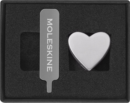 Изображение Moleskine Przypinka serce, srebrna (MS-852462)