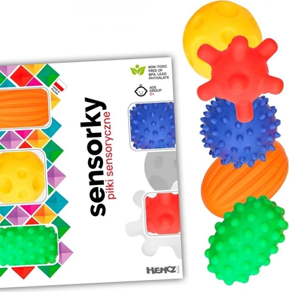 Picture of MomsCare Pieczki sensoryczne 5 sztuk w pudeku