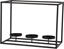 Picture of Mondex WIECZNIK NA PODGRZEWACZ 3 TEALIGHT 36X 18x26cm