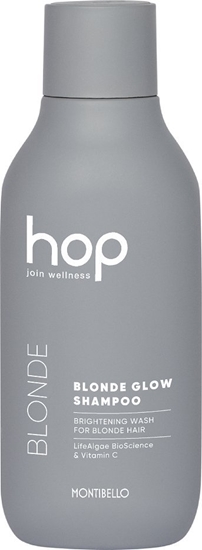 Изображение Montibello Montibello HOP Blonde Glow Szampon rozwietlajcy neutralizujcy refleksy do wosów blond i rozjanianych 300 ml