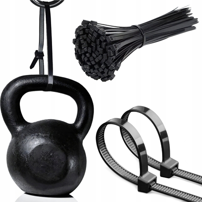 Picture of Montis Opaski zaciskowe czarne 4,8x120mm MT141 /100szt