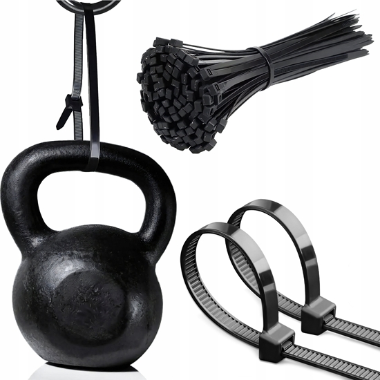 Picture of Montis Opaski zaciskowe Montis czarne 3,6x250mm MT141 /100szt