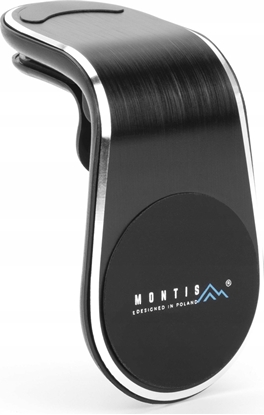 Attēls no Montis Uchwyt samochodowy magnetyczny do kratki nawiewu czarny MT136-B MONTIS