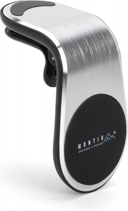 Attēls no Montis Uchwyt samochodowy magnetyczny do kratki nawiewu srebrny MT136-S MONTIS