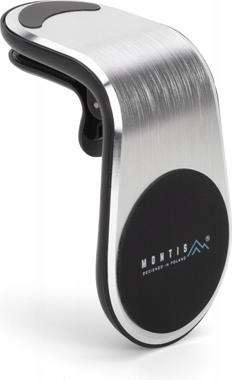 Picture of Montis Uchwyt samochodowy magnetyczny do kratki nawiewu srebrny MT136-S MONTIS