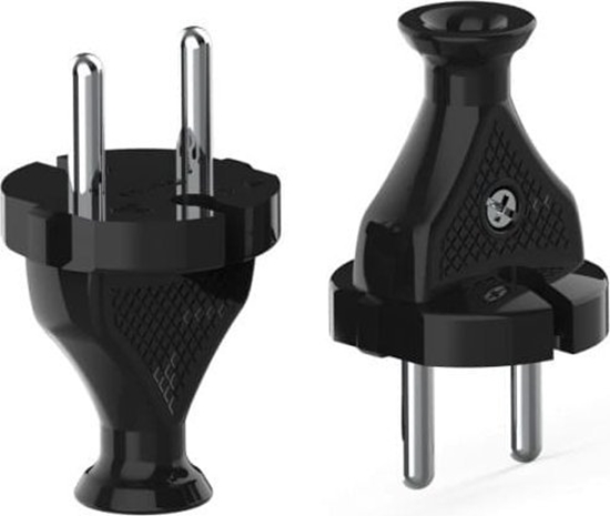 Picture of Montis Wtyczka prosta rozbieralna WT-2 czarna Montis MT019-C Produkt POLSKI