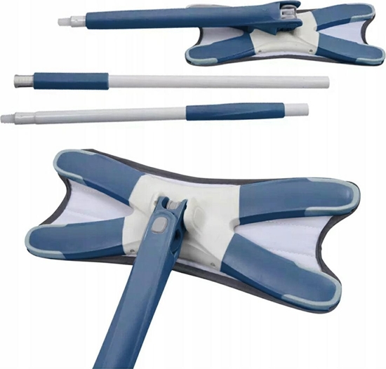 Picture of Mop podogowy wyciskany X (niebieski)