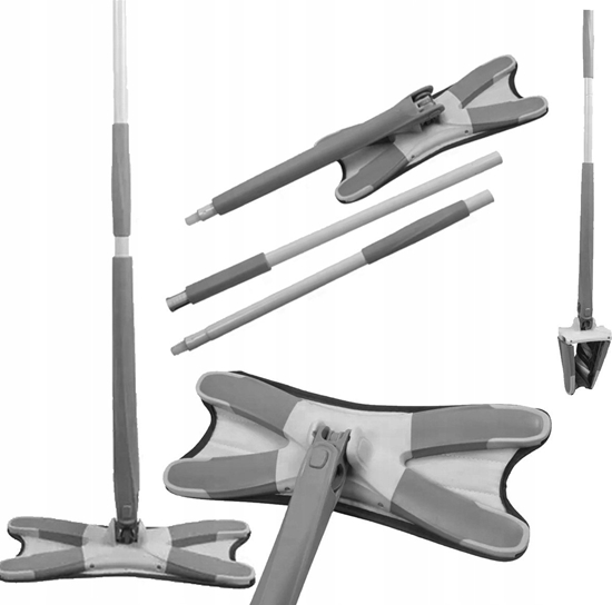 Picture of Mop podogowy wyciskany X (szary)