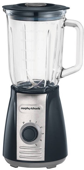 Изображение Morphy Richards 403010 blender 1,5 l Blender stoowy 400 W Szary, Przezroczysty