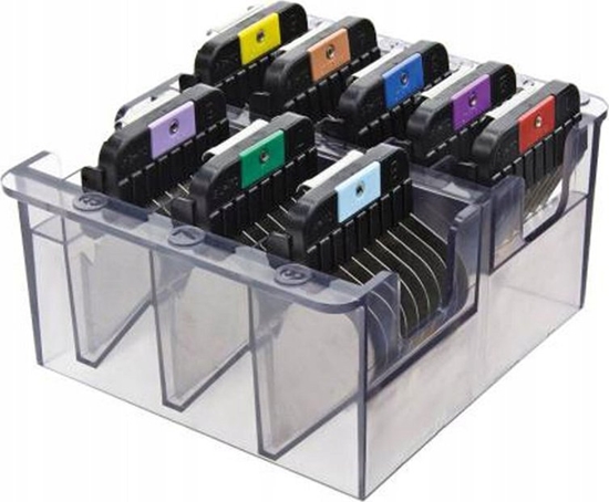 Picture of Maszynka do wosów Moser 1247-7440 Hair Clipper Attachment Combs Set, 8 pcs